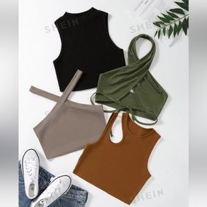 SHEIN | 5 Piece Cropped Top Bundle NEW